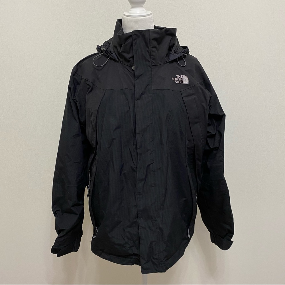 North Face black winter coat